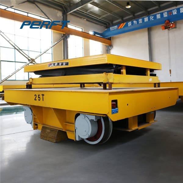 factory material electric powered hydraulic lifting transfer cart in stock